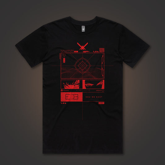 Eau De East T-Shirt Red Lockon