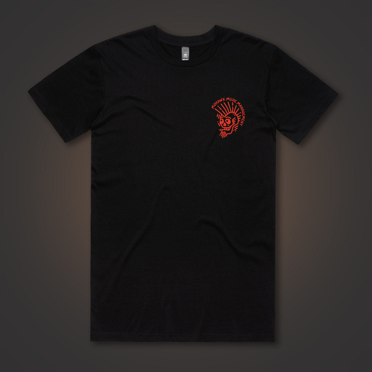 Mohawk Music Management Tee - Red Logo