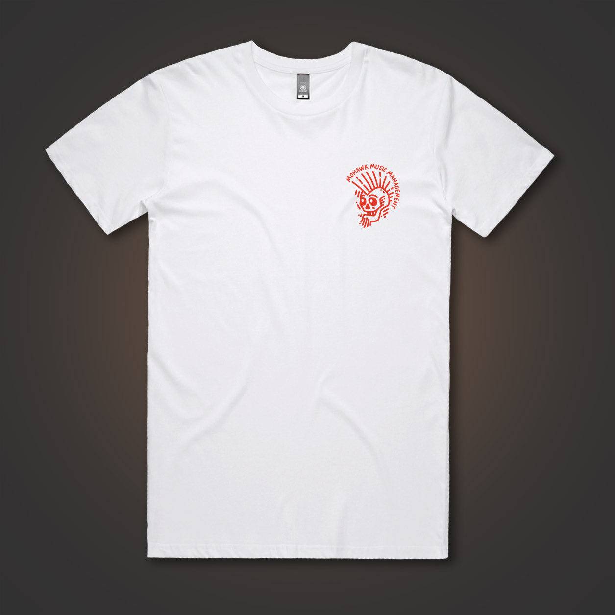 Mohawk Music Management Tee - Red Logo