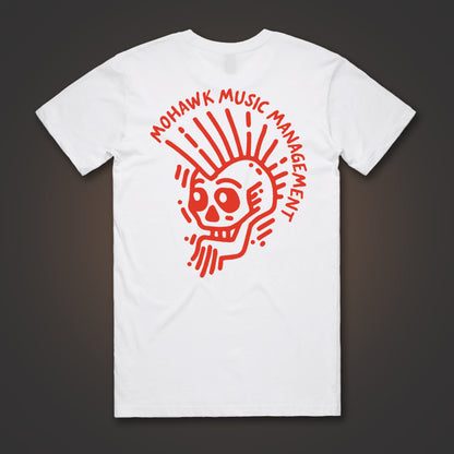 Mohawk Music Management Tee - Red Logo